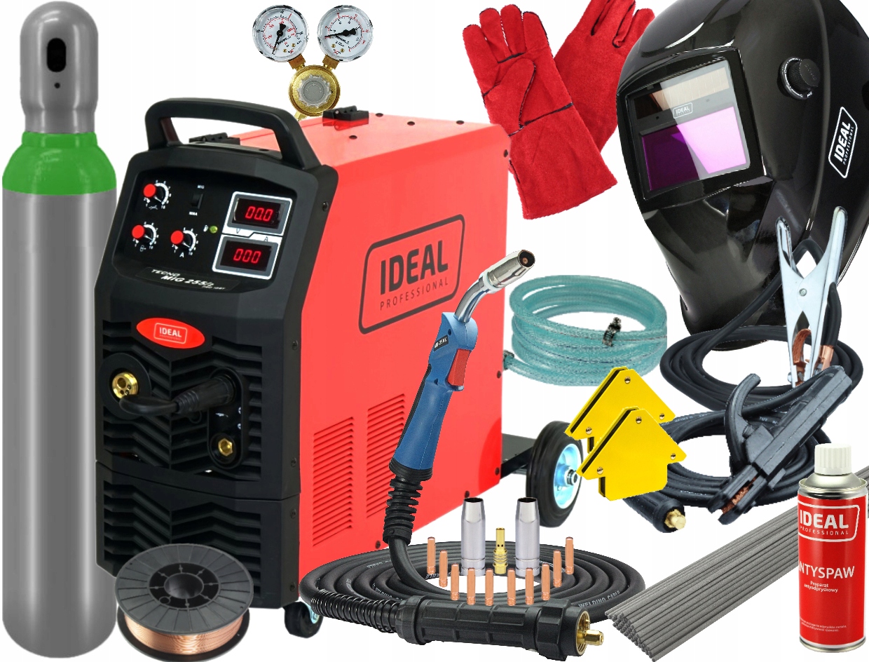 Półaotomat Spawarka Migomat Mig Mma Tecnomig 255/2 Mma 230/400V Ideal