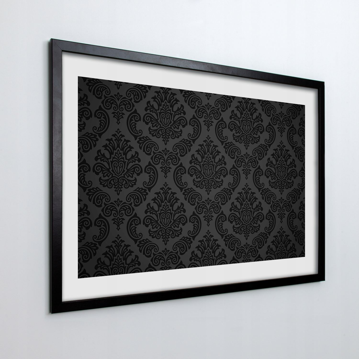 Nástenný obraz v ráme Ornament kvety vzor 100x70