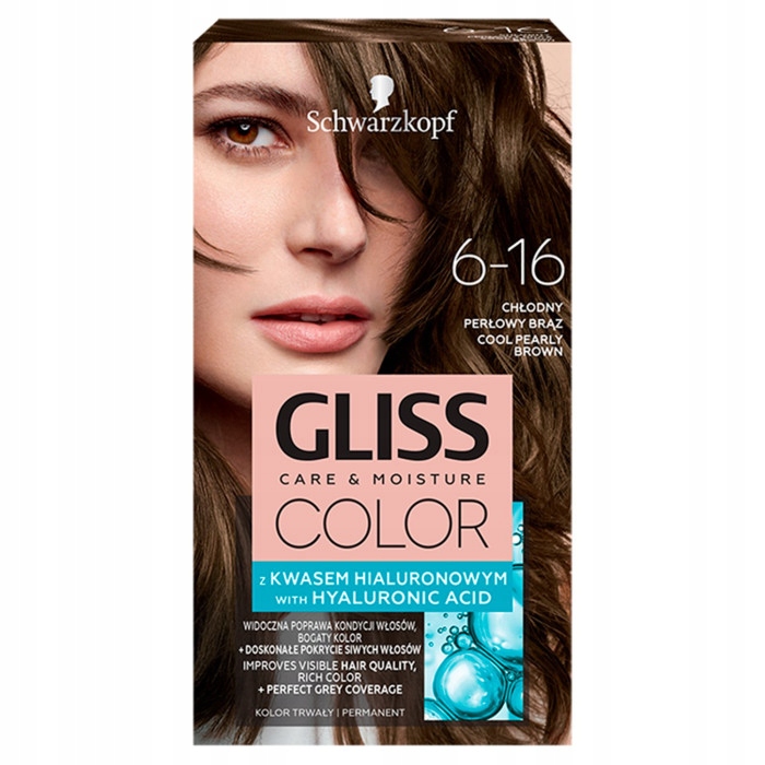 

Schwarzkopf Gliss Color 6-16 Perłowy Brąz
