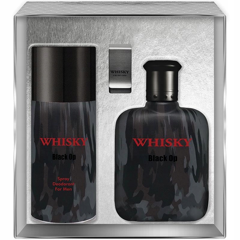 Whisky Set Black Op Edt 100 ML 20 ML Klip