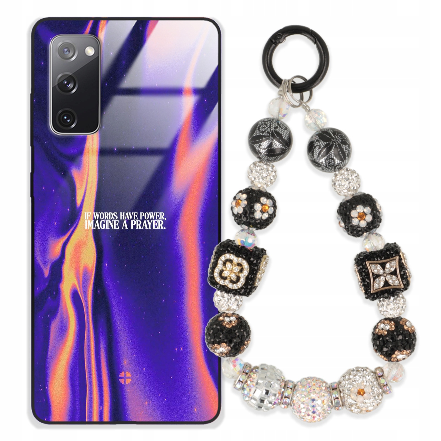 Puzdro Na Samsung S20 Masívne Sklo Kľúčenka Elegantné Prémiové Vzory