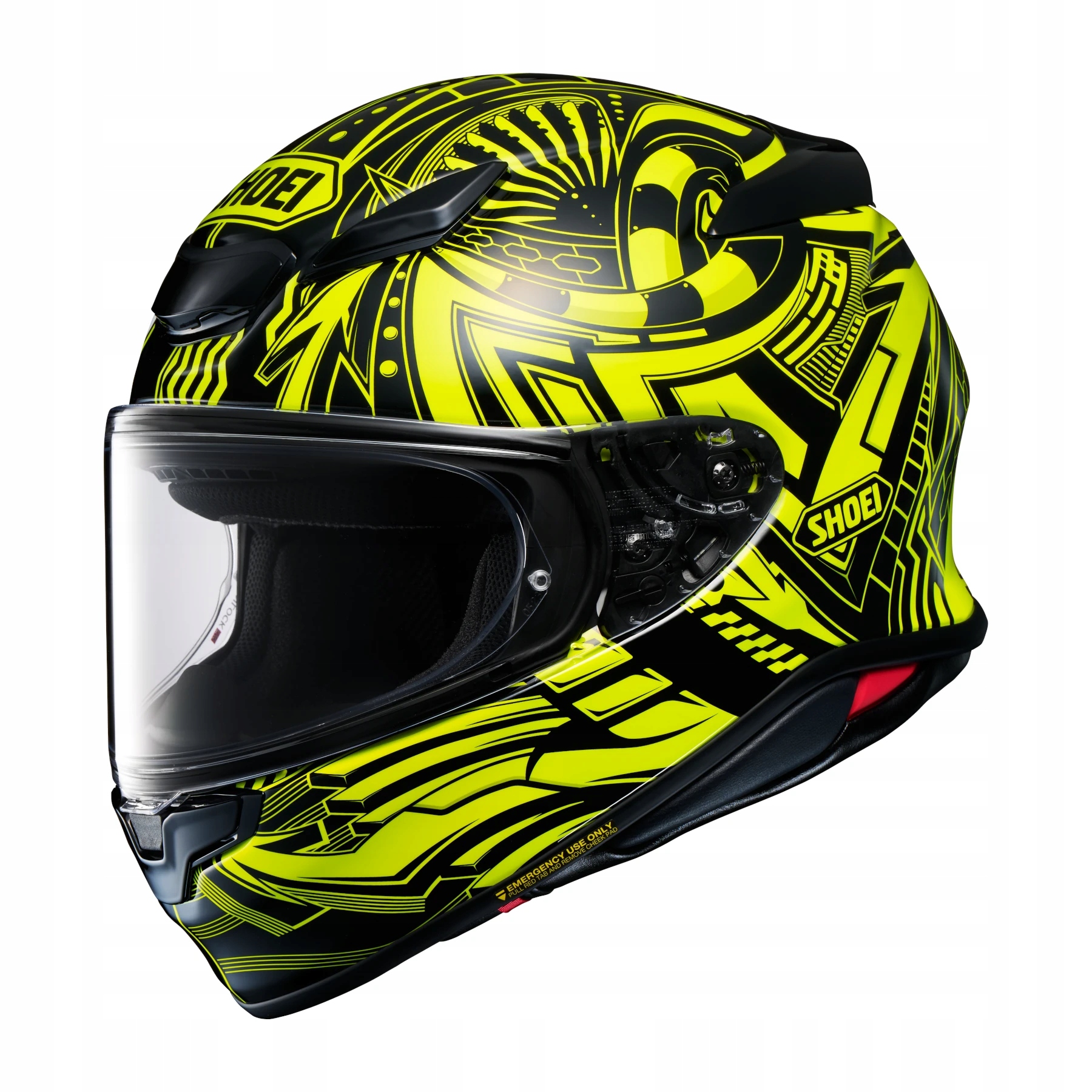 Integrovaná Motocyklová Prilba Shoei NXR2 Beaut TC-3 Yellow/black Pinlock r. L