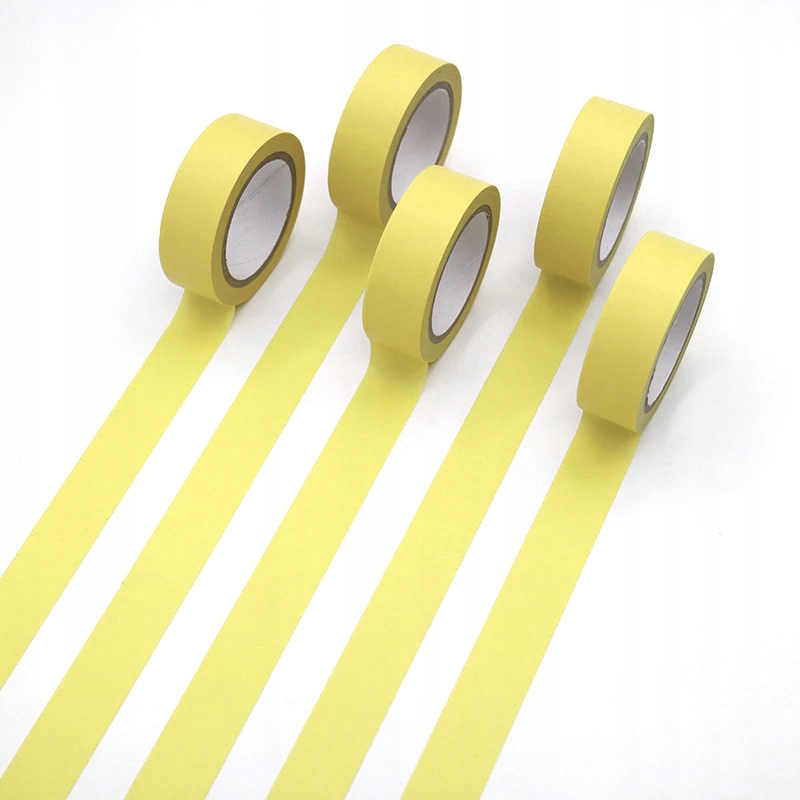 Taśma klejąca ozdobna DIY 10m pastel ŻÓŁTA Marka Bytecraft