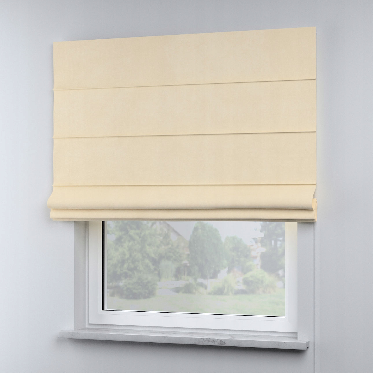 YellowTipi Roleta rzymska Billie 110 x 150 cm kremowy Typ montażu inwazyjny