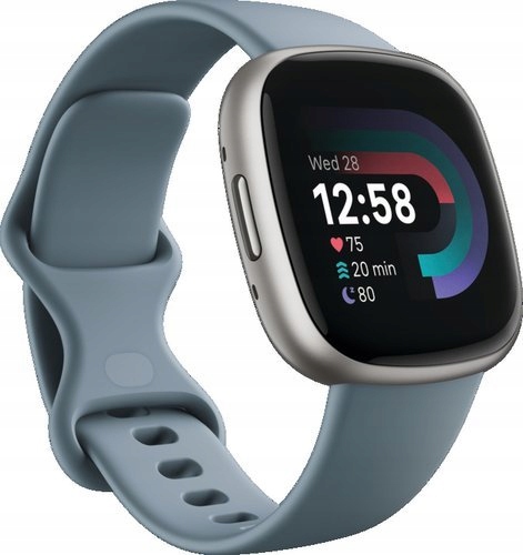 Fitbit Versa 4 Smartwatch Srebrno Niebieski