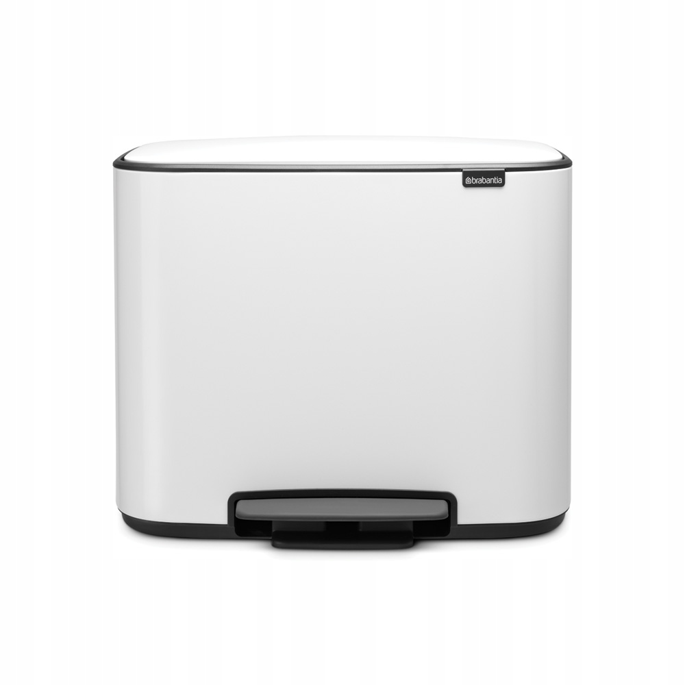 Brabantia Bo Pedal Bin Kosz 3 x 11 l 3 komory Biały