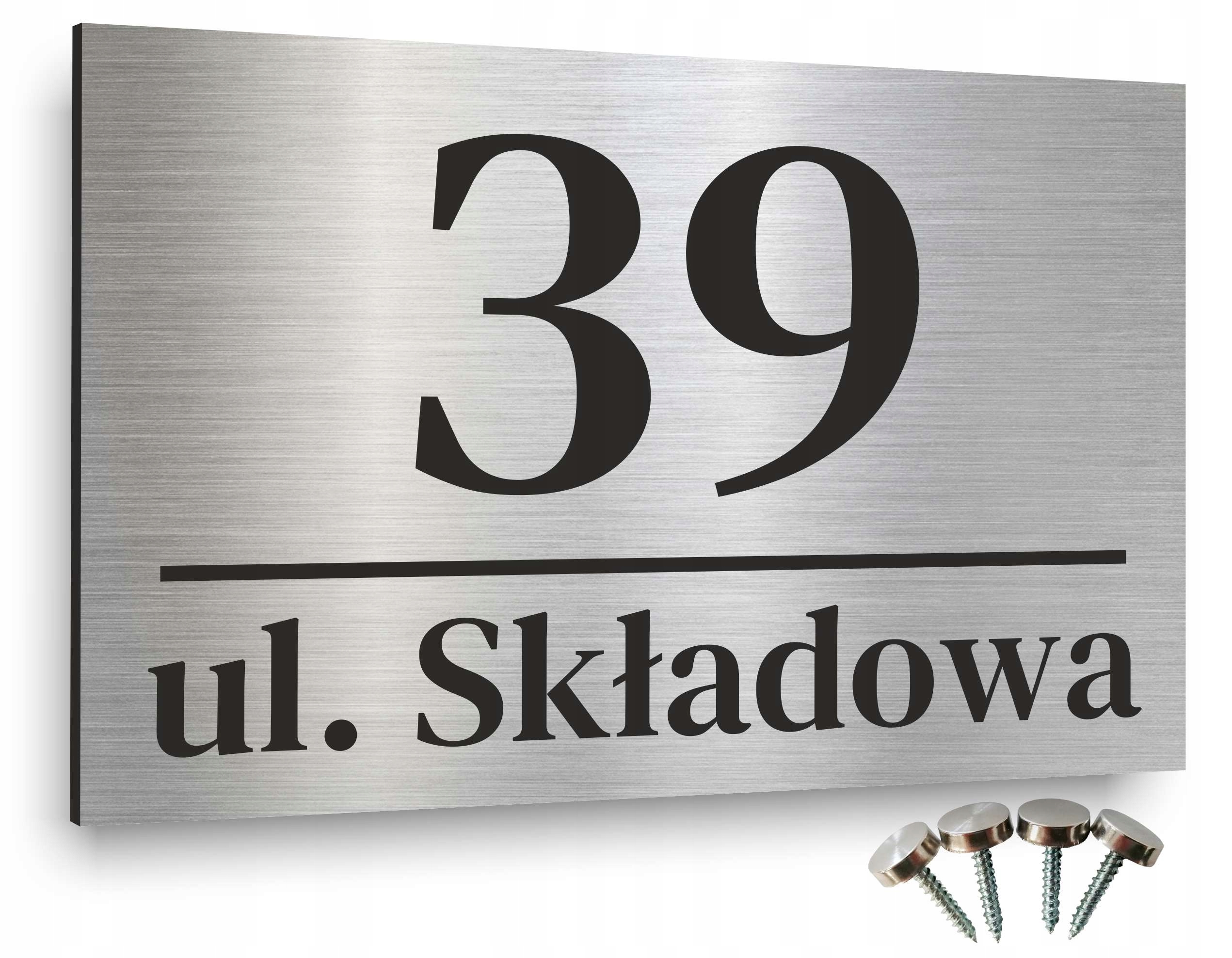 

Tabliczka Adresowa Aluminiowa Tablica Numer domu