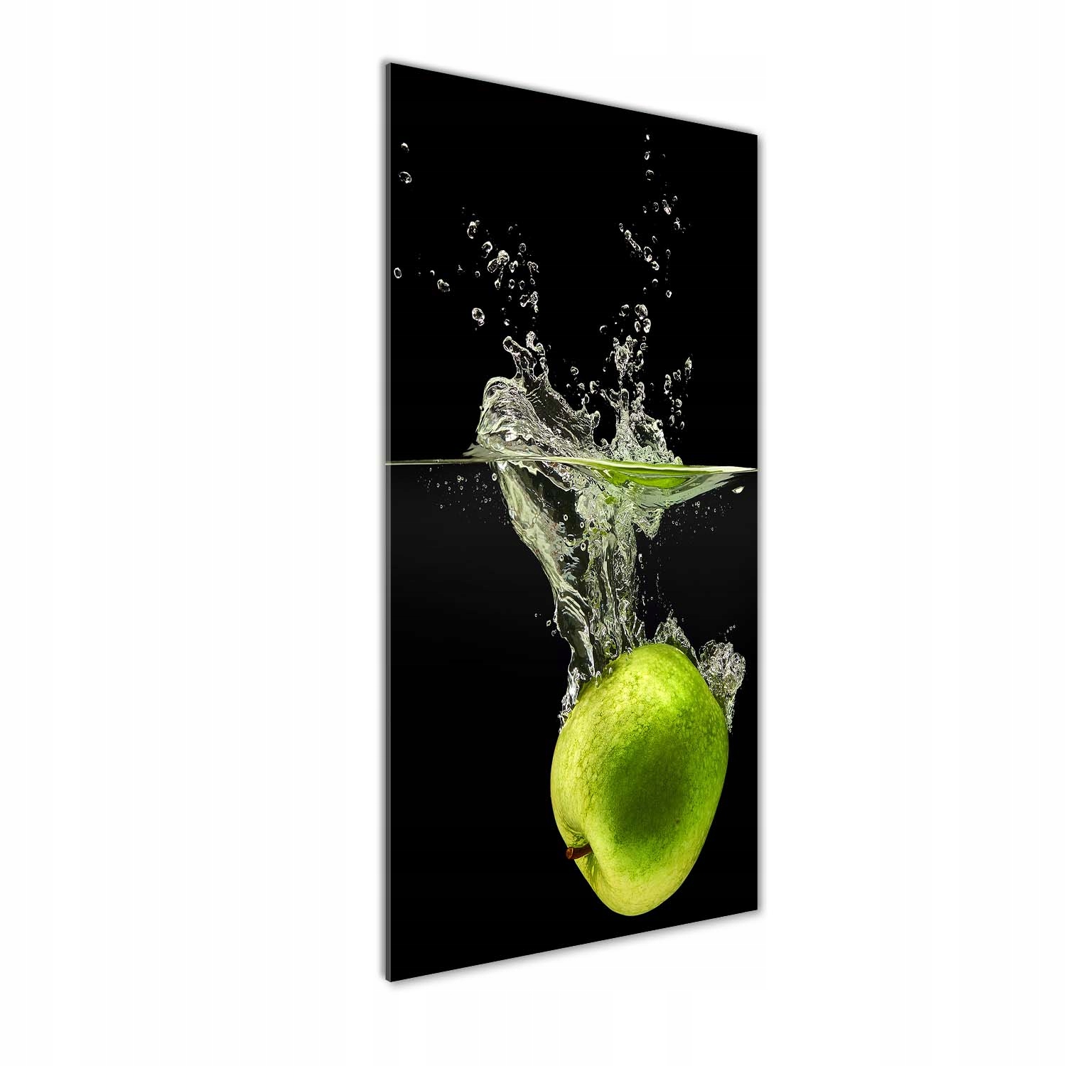 Fotoobraz akryl do obývacího pokoje Zelená jablka 50x125 cm