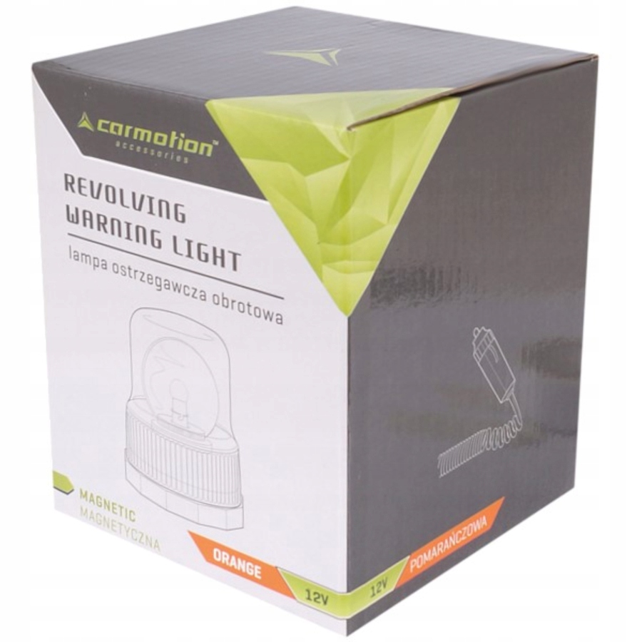 Lampa ostrzegawcza obrotowa 12V magnetyczna Producent części Carmotion
