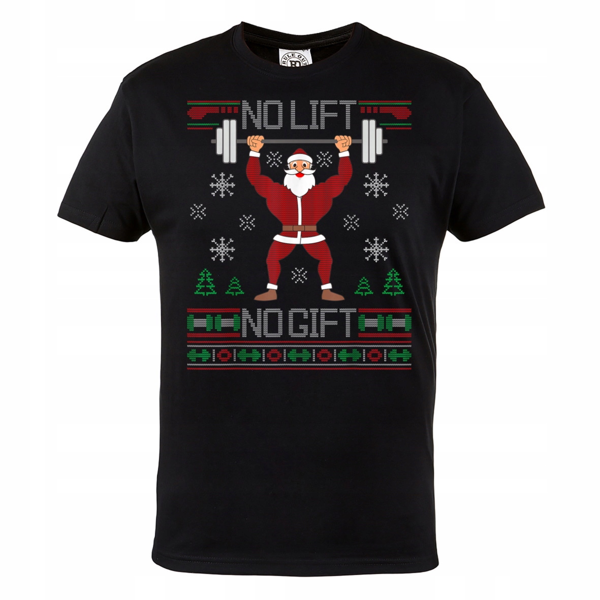 

Koszulka Świąteczna Mikołaj Siłownia Gift