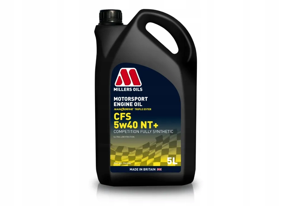 Pretekársky plne syntetický motorový olej Millers Oils Nanodrive-cfs 5W-40 Nt+