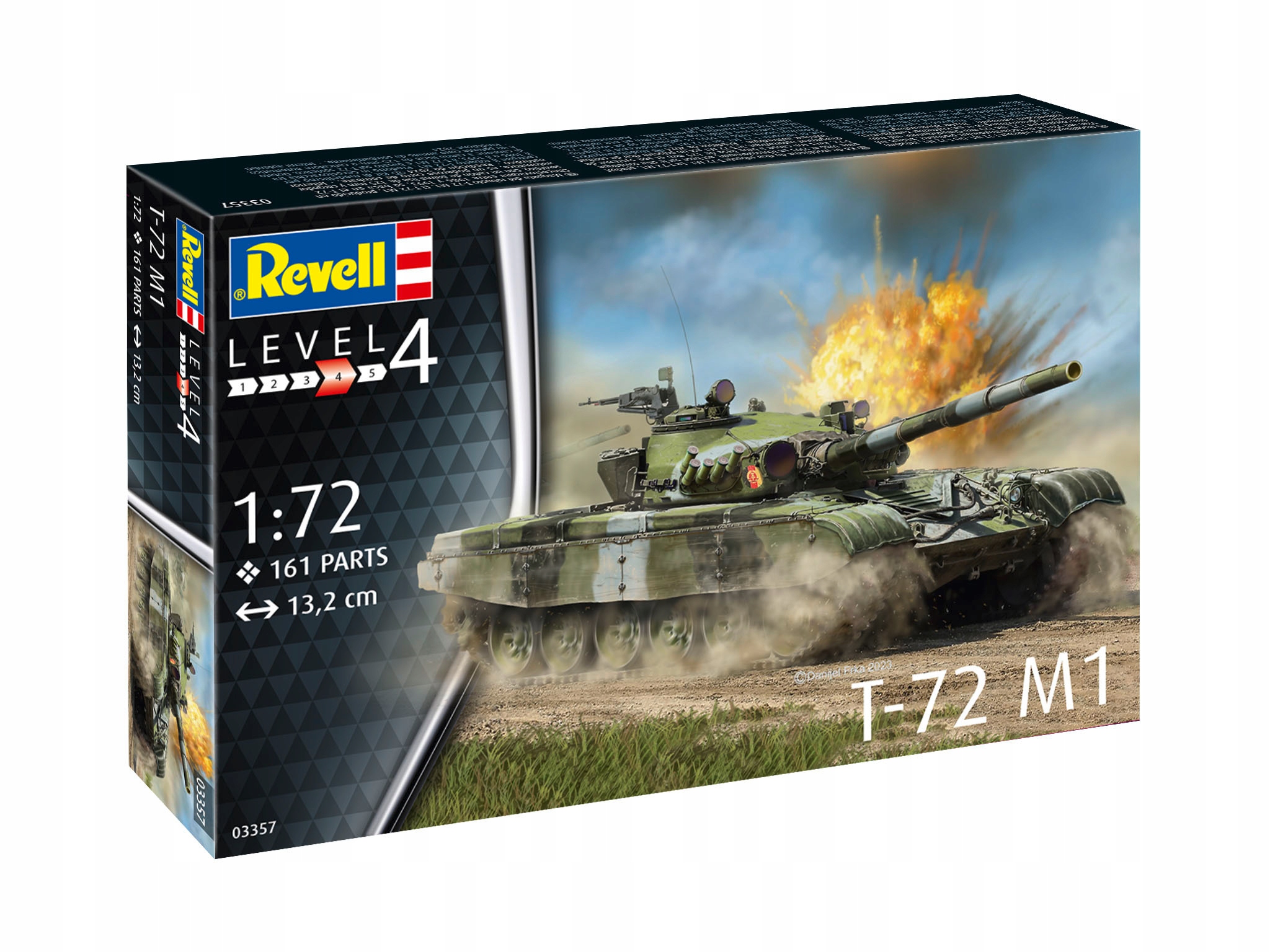 Revell model ke slepení 1/72 T-72 M1 03357