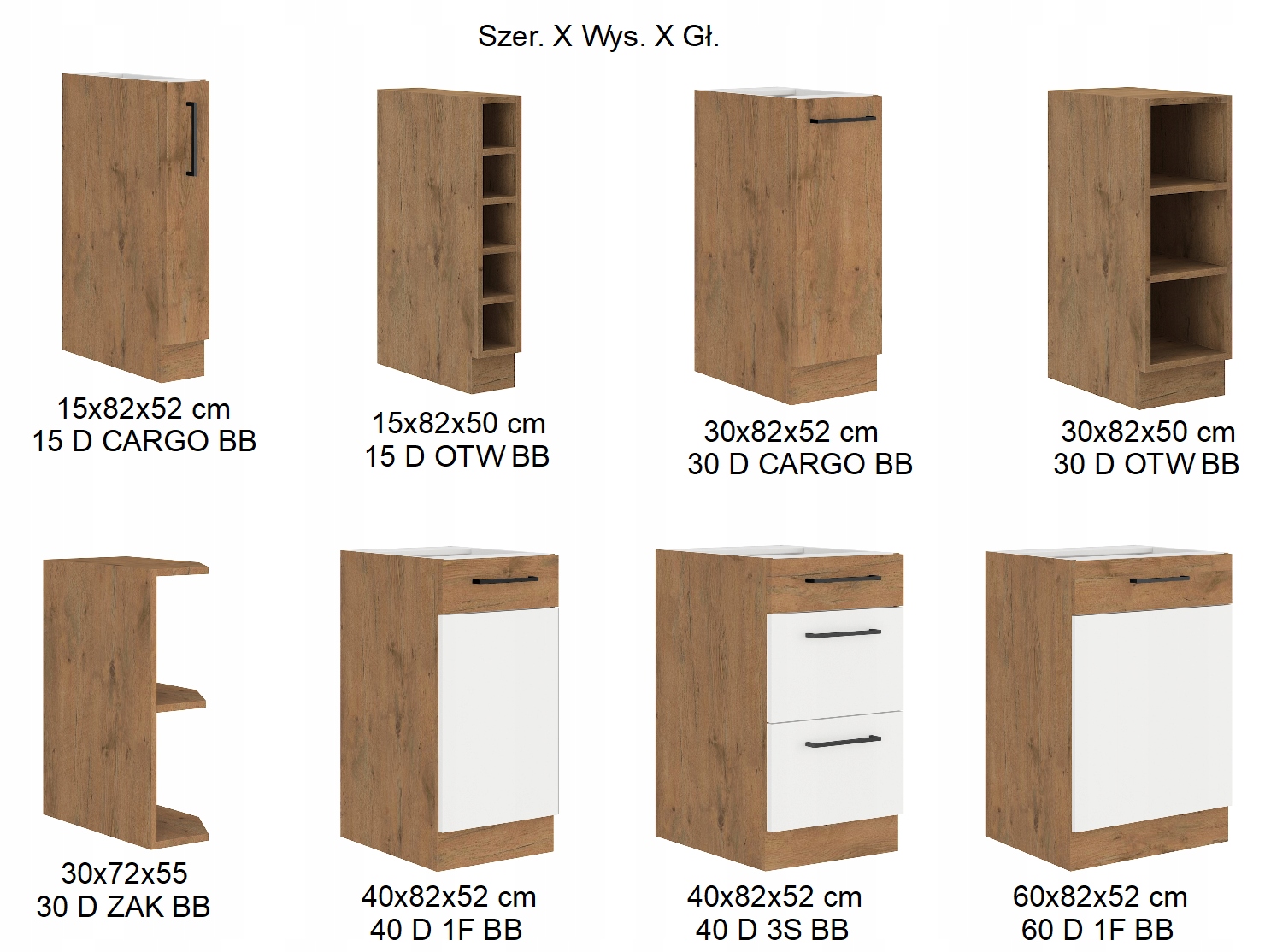 Szafka POŁYSK ALA pod zlewozmywak Marka BroMARKT