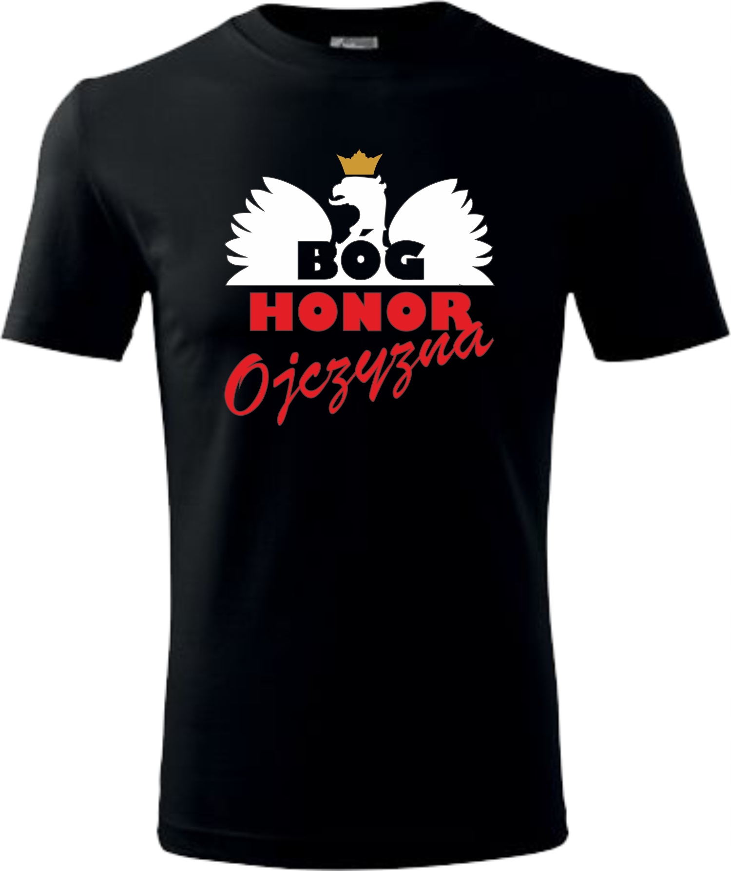 

Koszulka męska Patriotyczna Bóg Honor Ojczyzna 5XL