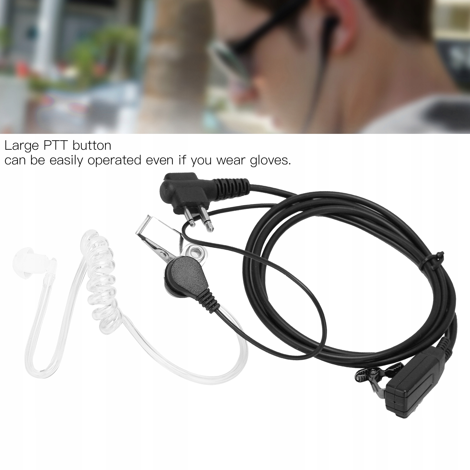 MIKROFONOSŁUCHAWKA UV-5R Z FONOWODEM DO MOTOROLA GP68 GP88 Marka bez marki