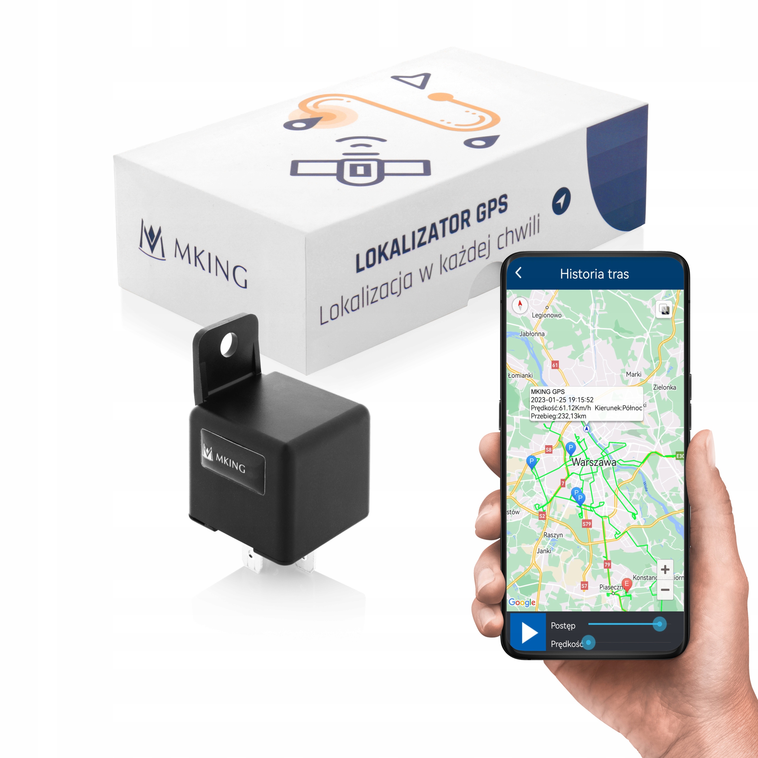 

Lokalizator Gps MK67 Odcięcie Paliwa Pojazdu