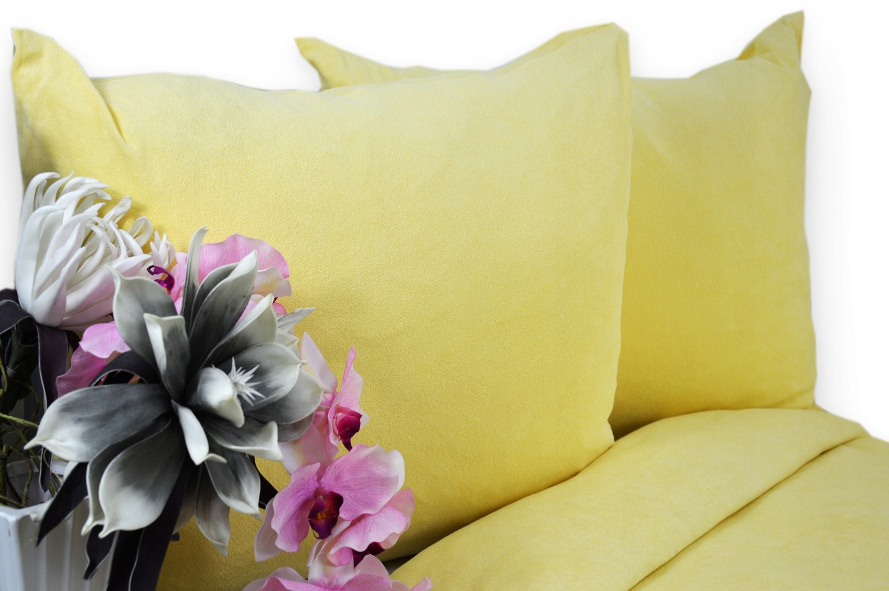 Pościel frotte 220x200 kolor bananowy Kobi