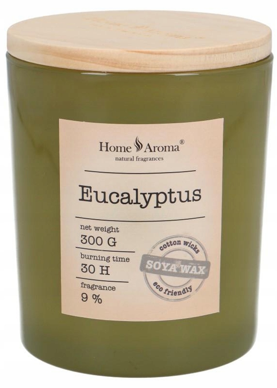 

Sojowa Świeca Zapachowa Świeczka Eucalypthus