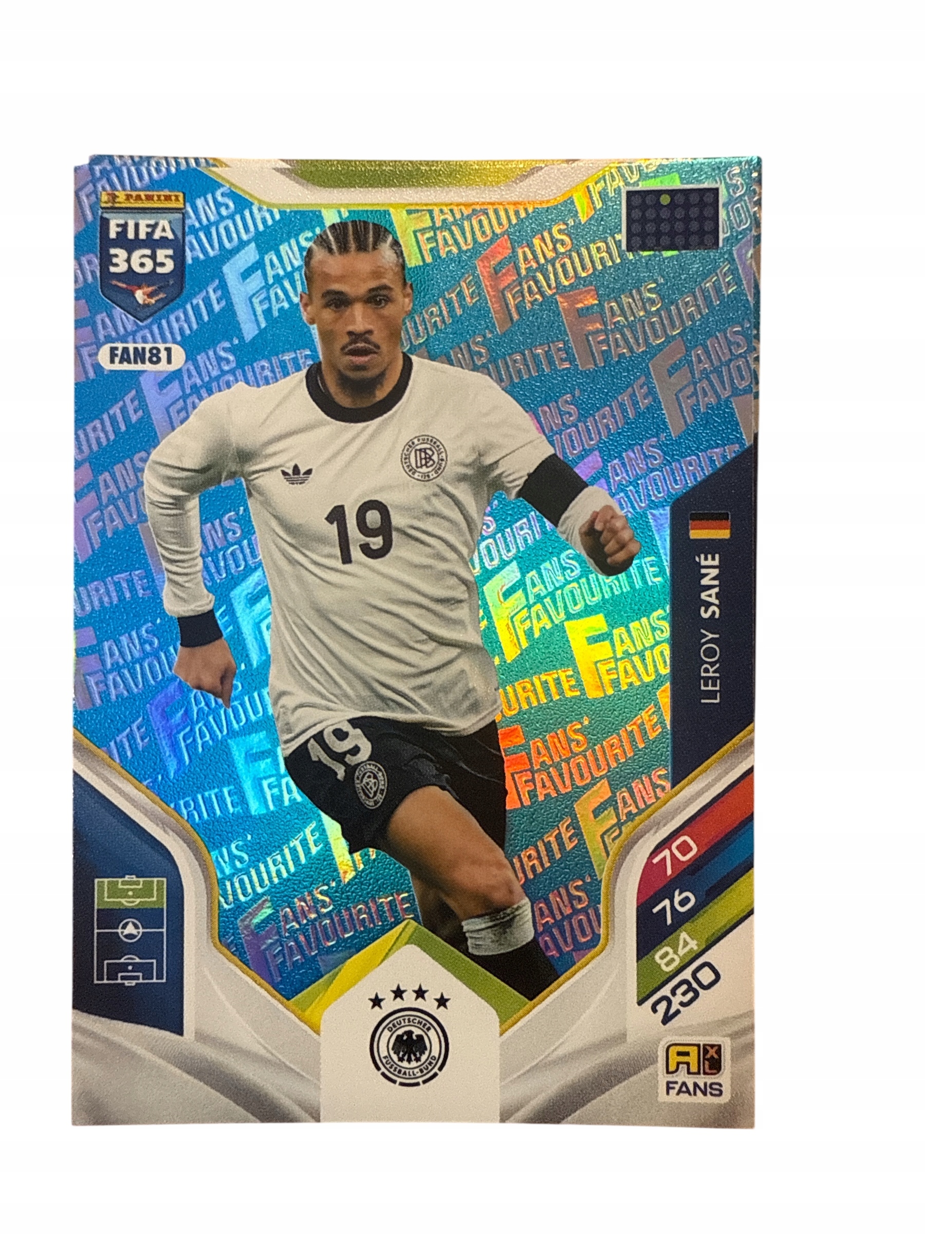 Fifa 365 2026 Adrenalyn XL Panini Fans FAN81 Sane niebieska blue