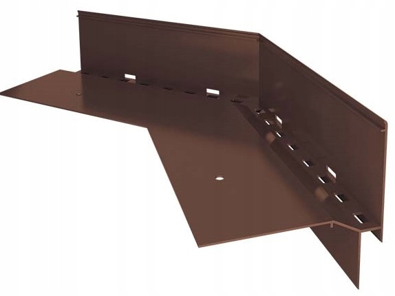 Vnější roh 135 stupňů pro systém Renoplast W60 Hnědý