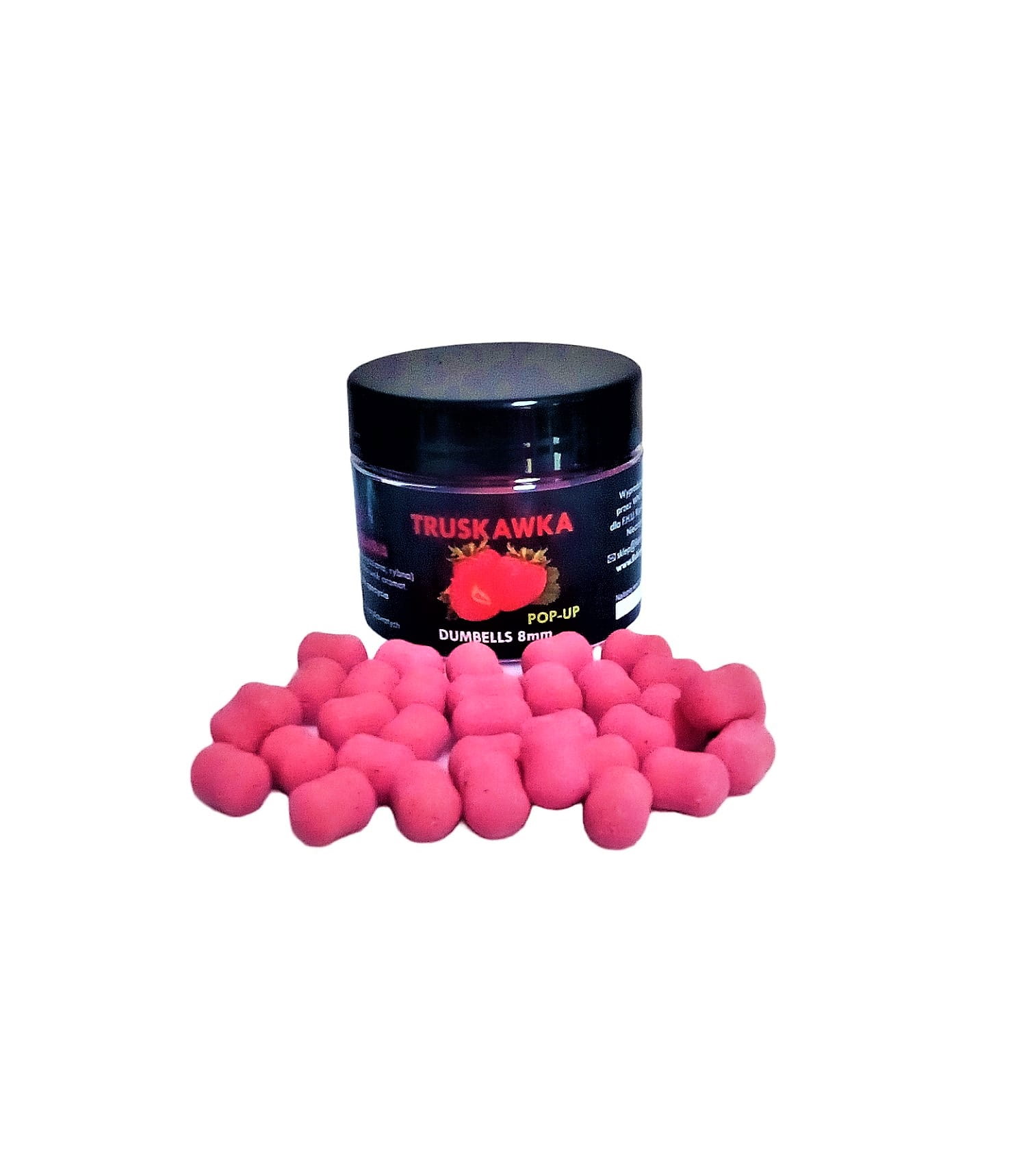 Dumbells Truskawka 8mm PopUp Fishing-ksawa