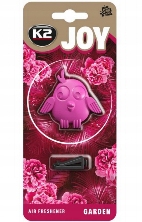 K2 JOY V892 ZAPACH POLIMEROWY W KRATKĘ NAWIEWU SAMOCHODOWY GARDEN Rodzaj do kratki nawiewu