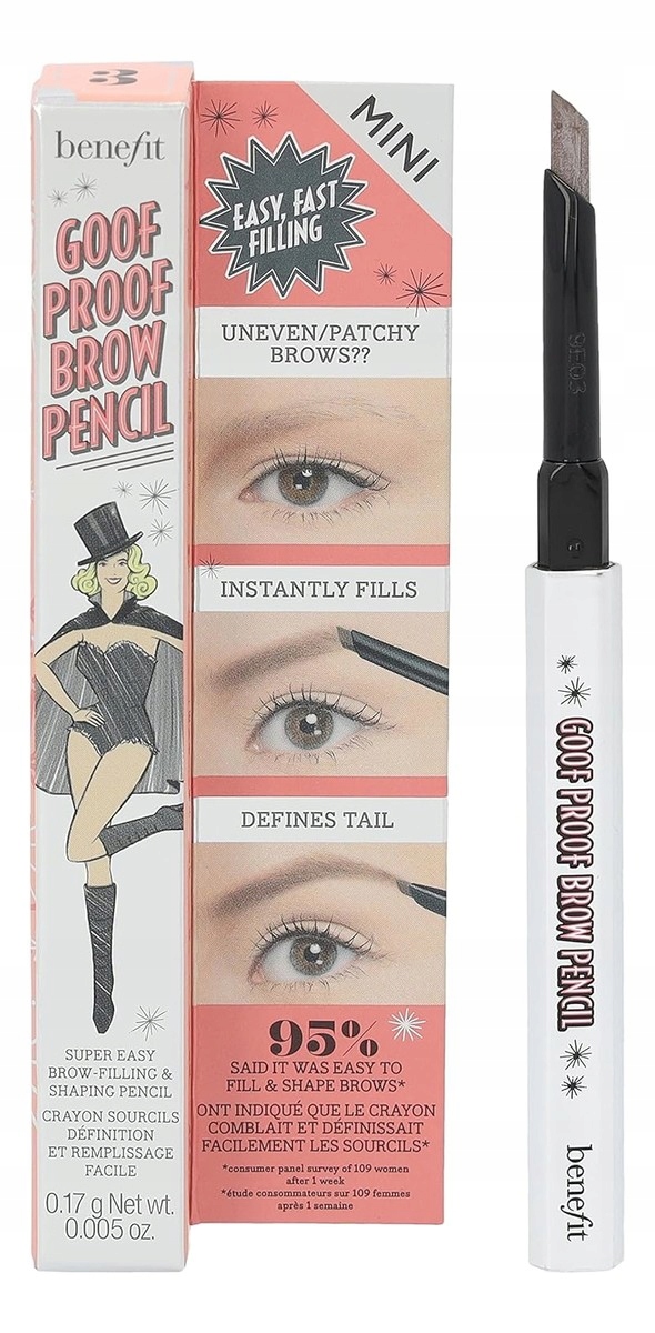 Benefit Goof Proof Brow Mini tužka na obočí Warm light brown (03)