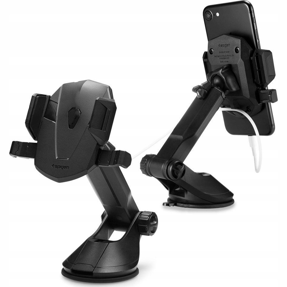 Držák Spigen do auta pro chytrý telefon s možností nastavení úhlu délky 23 cm