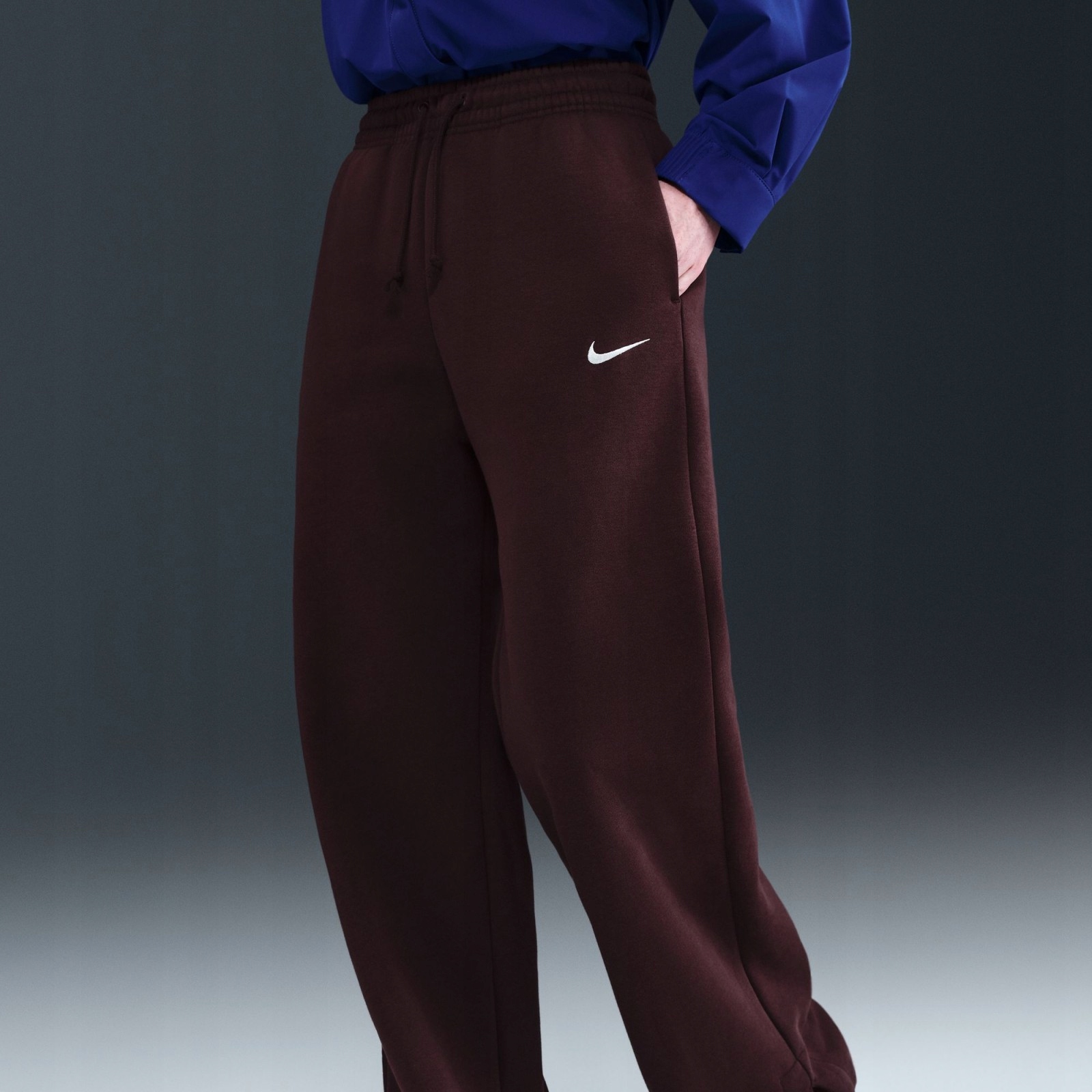 Dámské tepláky Nike Sportswear Phoenix Fleece W High-Waisted Wide-Leg Pants