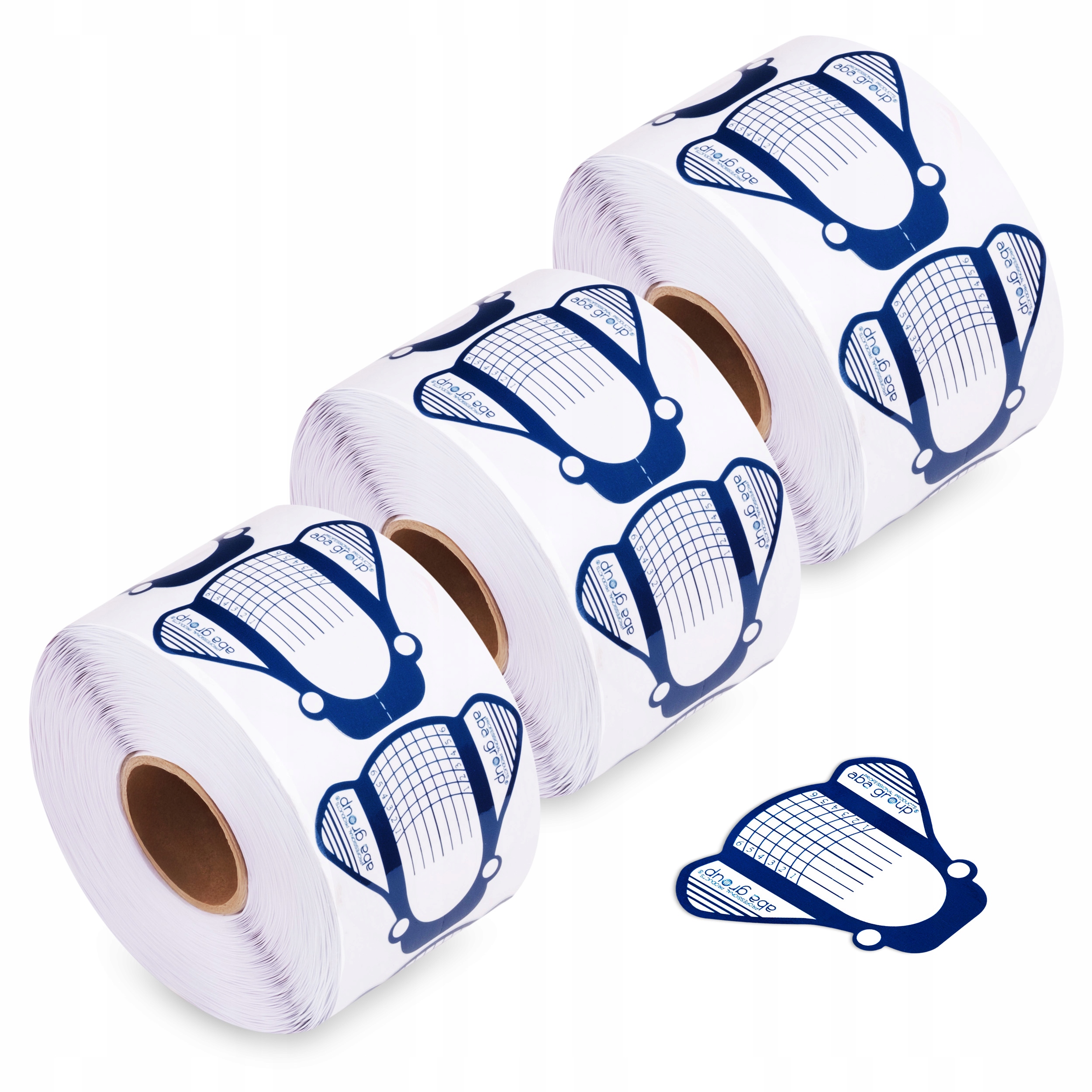 Formy Šablony pro prodlužování nehtů 3 x 500 kusů Aba Group