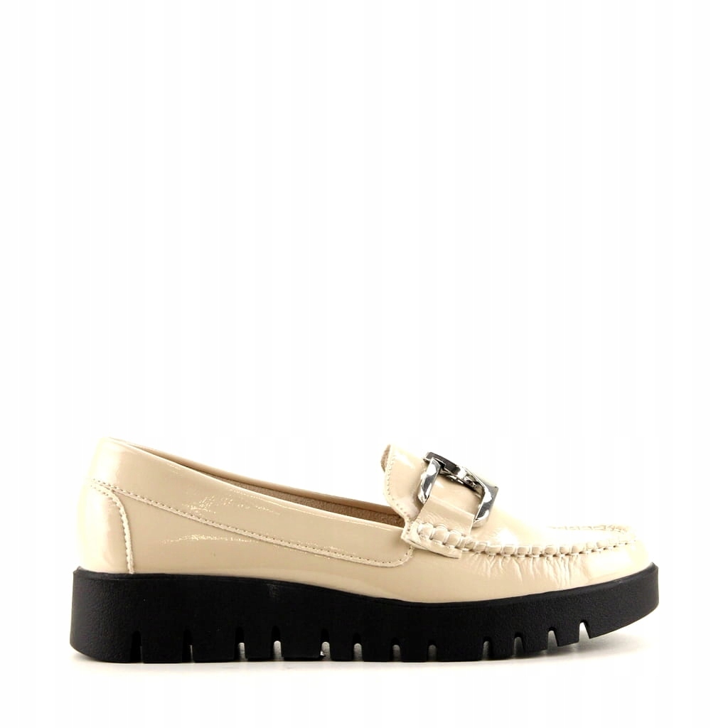 Dámské Mokasíny S Řetízkem Sergio 757 Béžová Barva 39