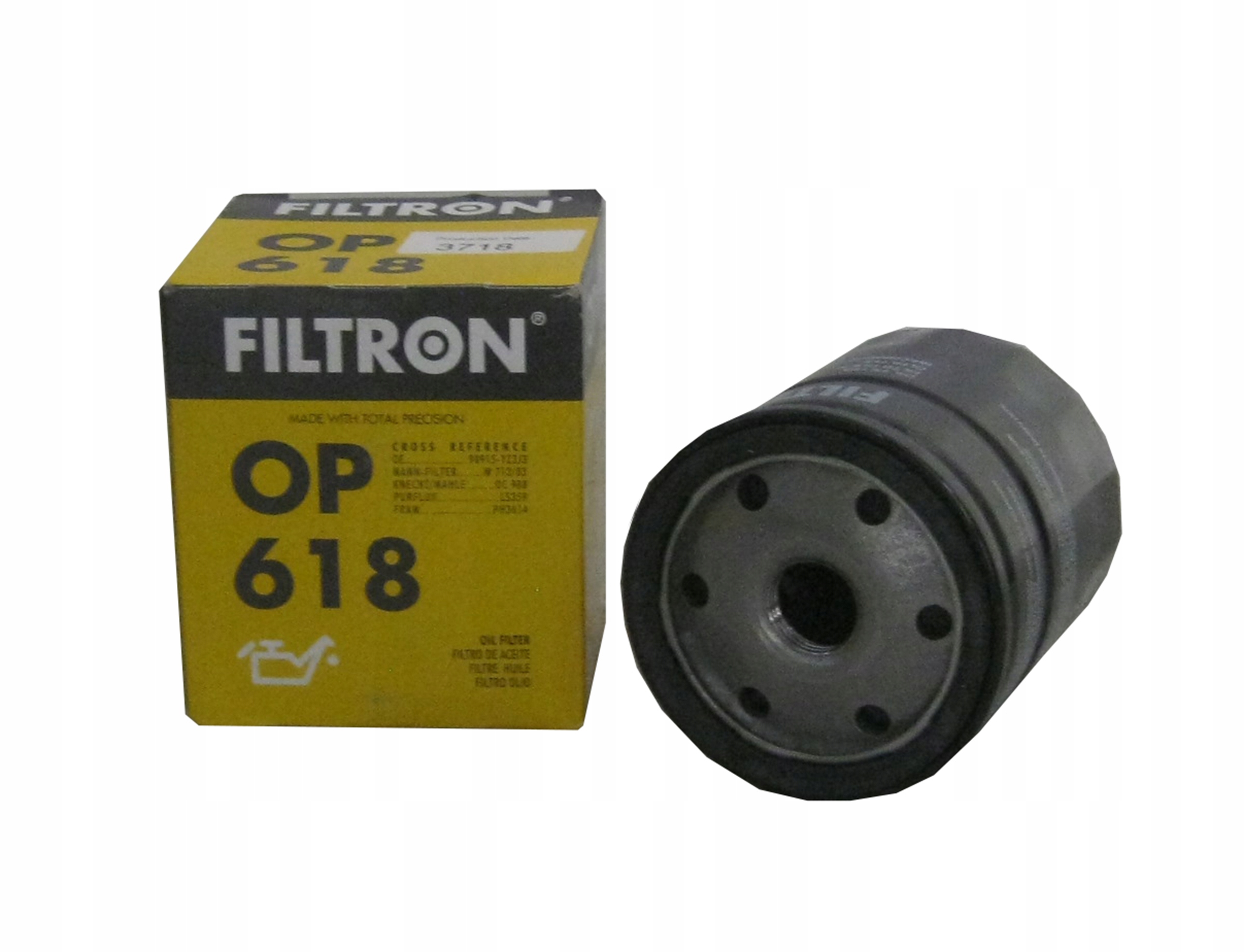 

Filtr Oleju OP618 Filtron -toyota Lexus Suzuki