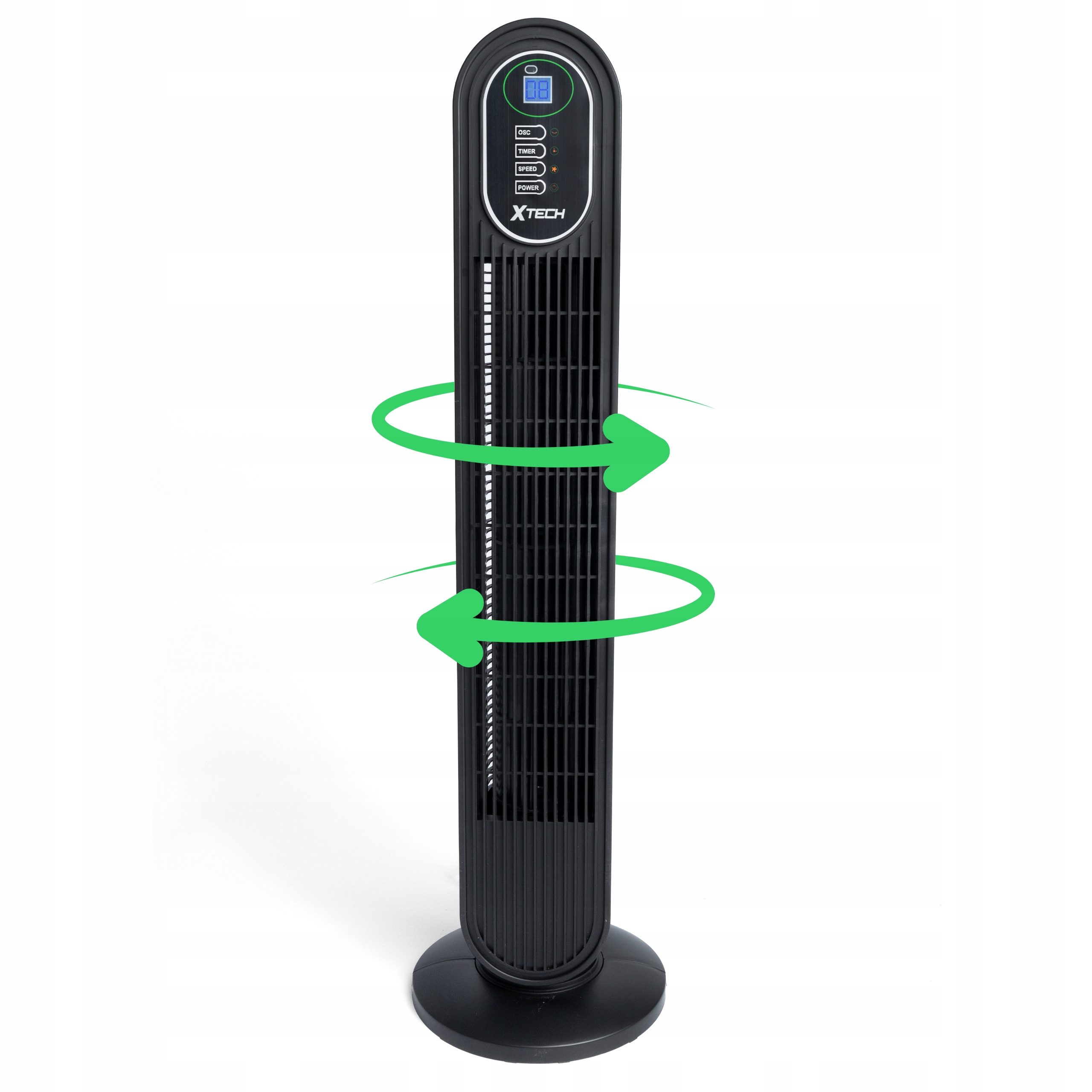 WENTYLATOR KOLUMNOWY CICHY WIATRAK PODŁOGOWY STOJĄCY DUŻY XXL XTECH Marka Xtech