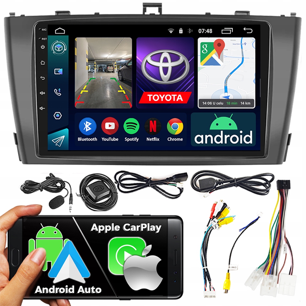 Autorádio Ncs RS-305 Toyota Avensis 3 III 2009-2015 Android