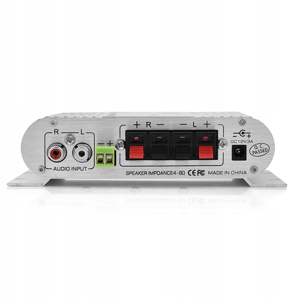 WZMACNIACZ AUDIO STEREO HIFI 2.1 Waga produktu z opakowaniem jednostkowym 0.32 kg