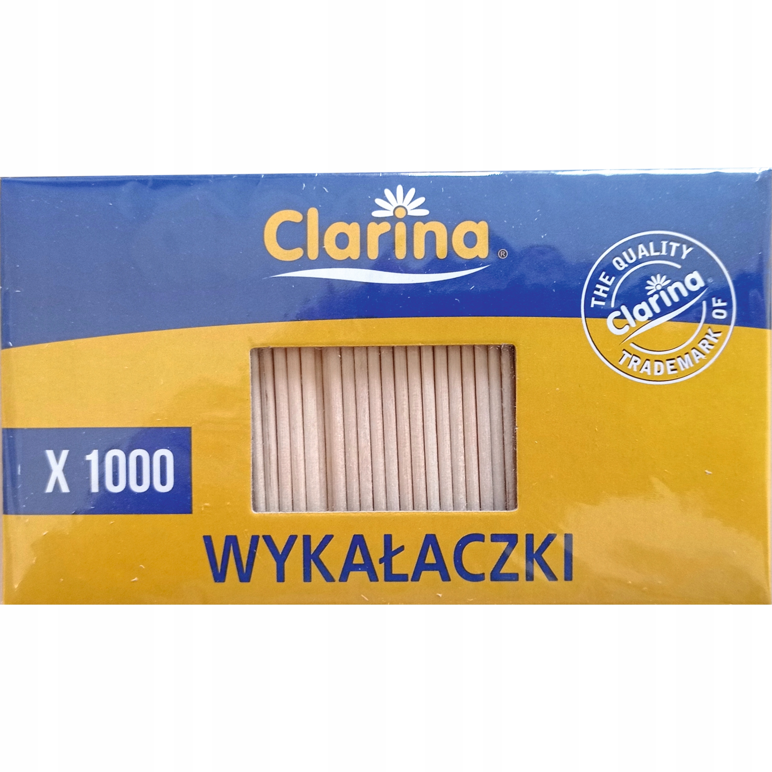

Wykałaczki drewniane Clarina 1000 sztuk
