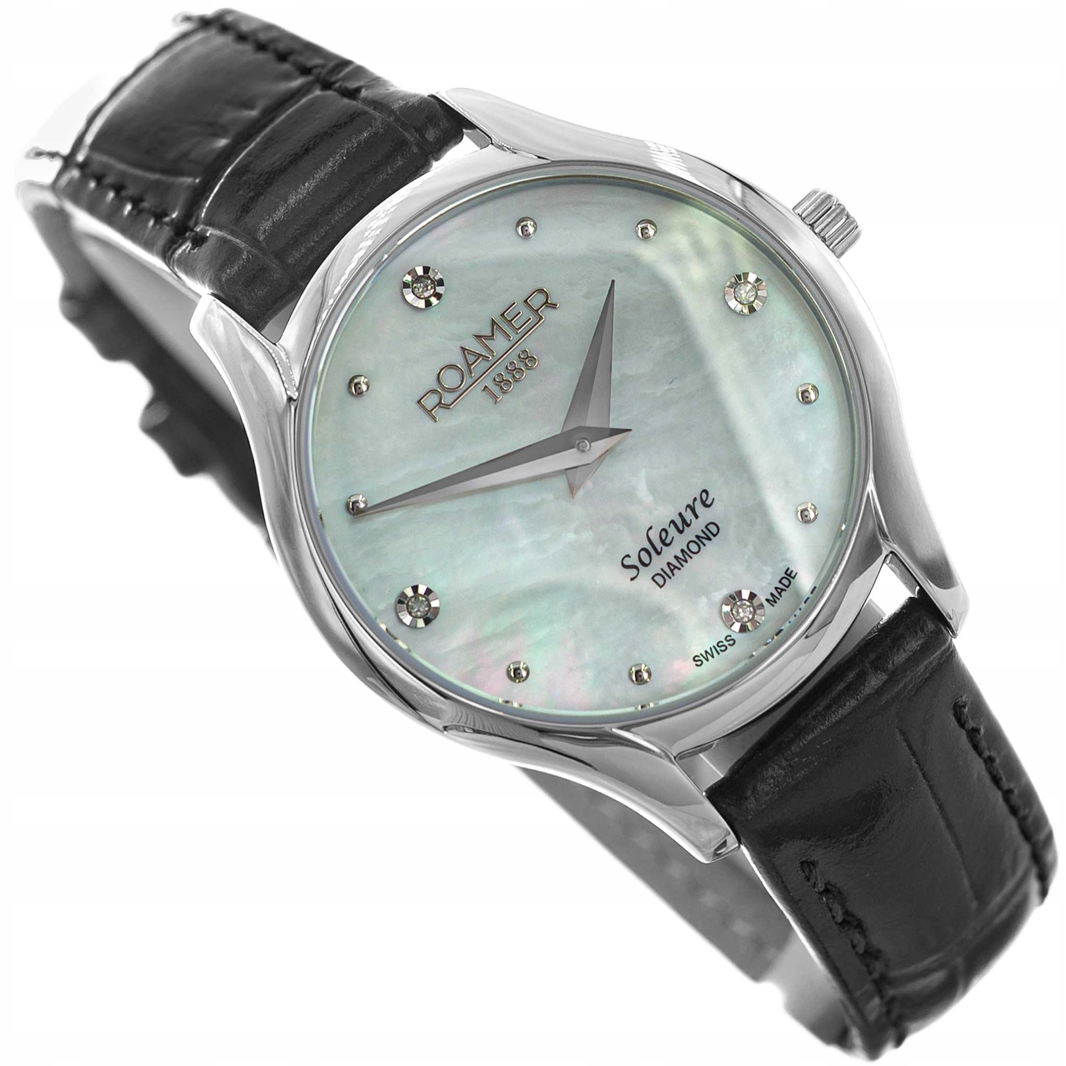 Dámské Hodinky Roamer 547857 41 25 05 Soleure Diamond Safír Glamour