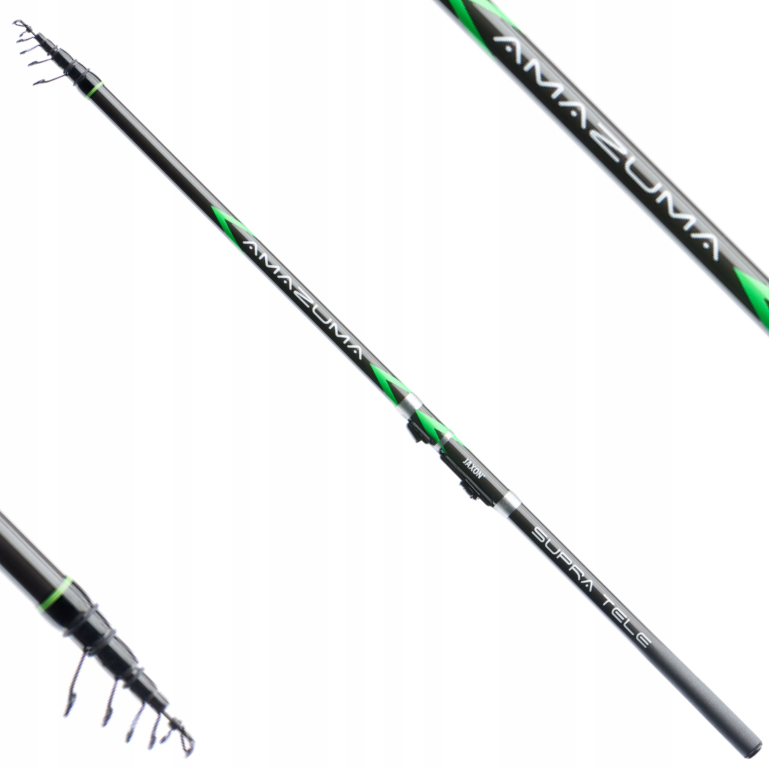 Węglowa Wędka Spławikowa Jaxon Amazuma Supra Tele teleskopowa 4,2m 5-25g