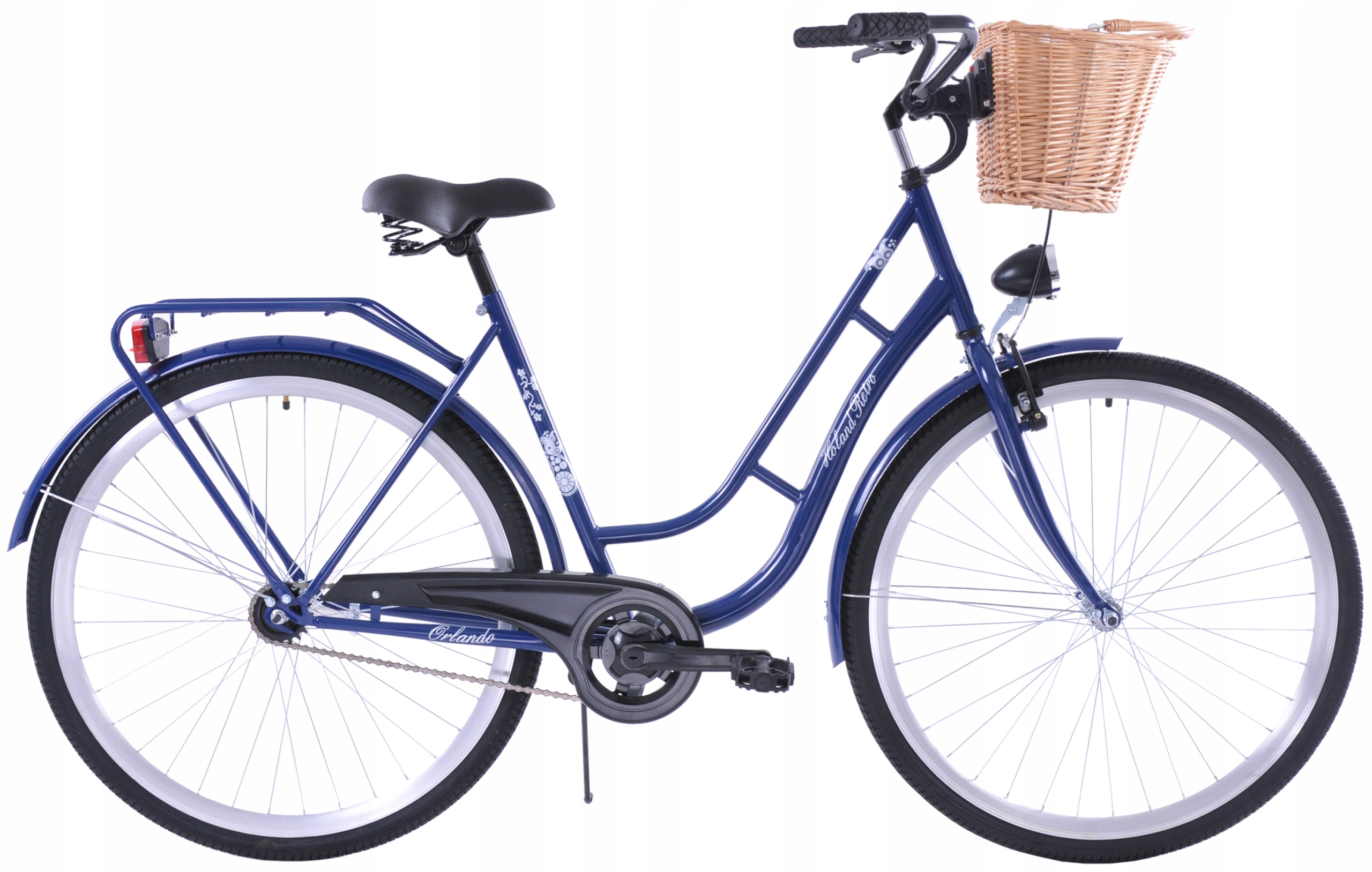 Rower miejski damski 28 POLSKI HOLAND RETRO + KOSZ ROW1172GRAN_K