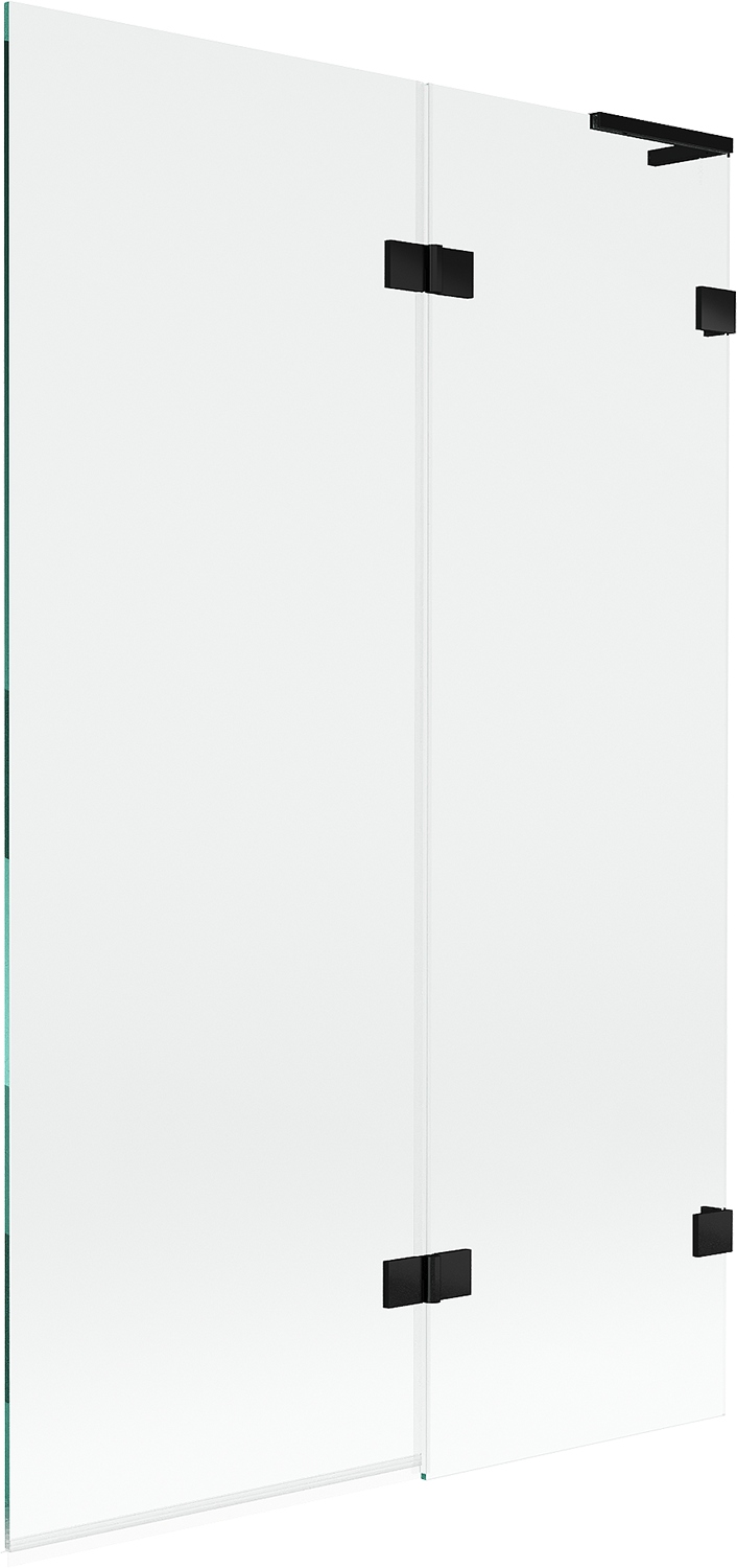 Mexen Lunar L vanová zástěna dvoukřídlá pravá 110 x 150 cm, transparentní,