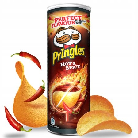 Pringles Hot & Spicy 165g WYPRZEDAŻ DATA 06.2026