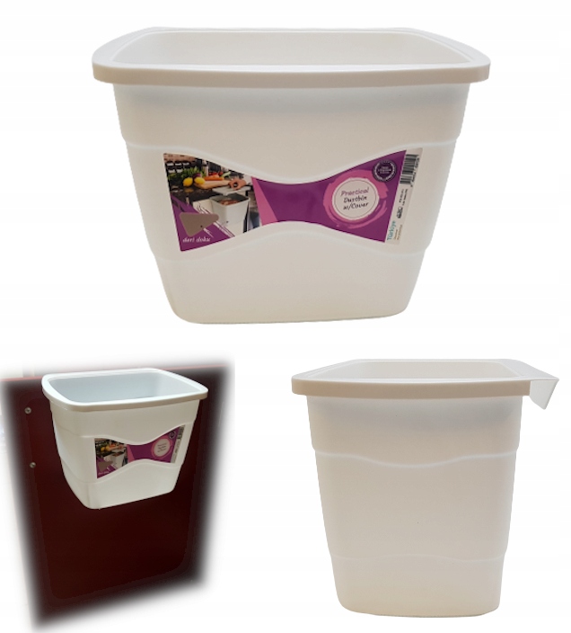 POJEMNIK WISZĄCY kosz na obierki ODPADKI wiaderko