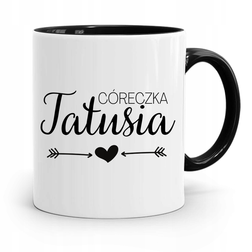 

Kubek Czarny Dla Dziecka Córeczka Tatusia