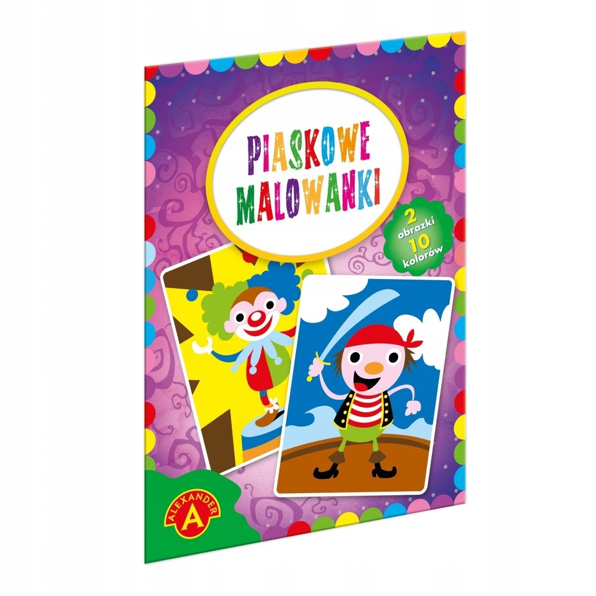 ALEXANDER PIASKOWA MALOWANKA KLAUN, PIRAT