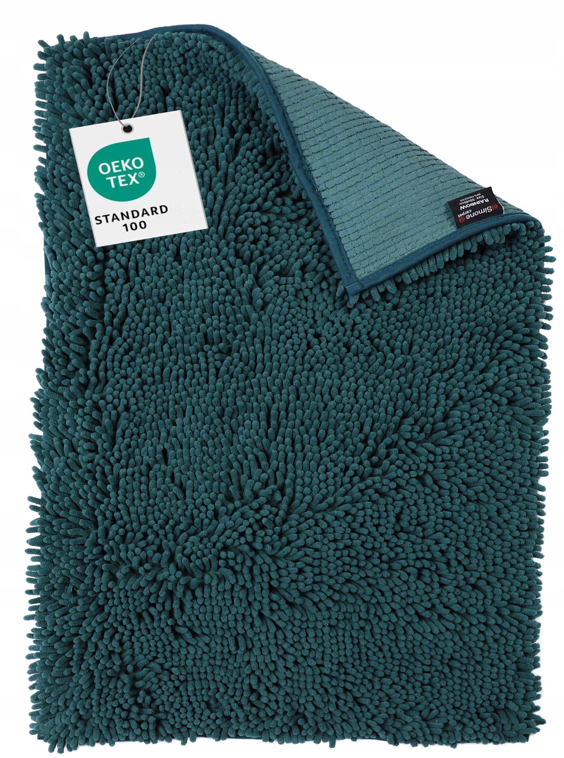 Velká Savá Koupelnová Předložka Pratelná Koberec Láhvově Zeleň 70x120 cm