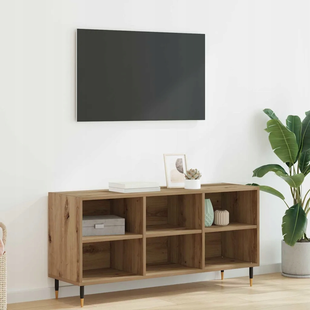 vidaXL Szafka pod telewizor 103,5 x 30 x 50 cm Dąb rzemieślniczy