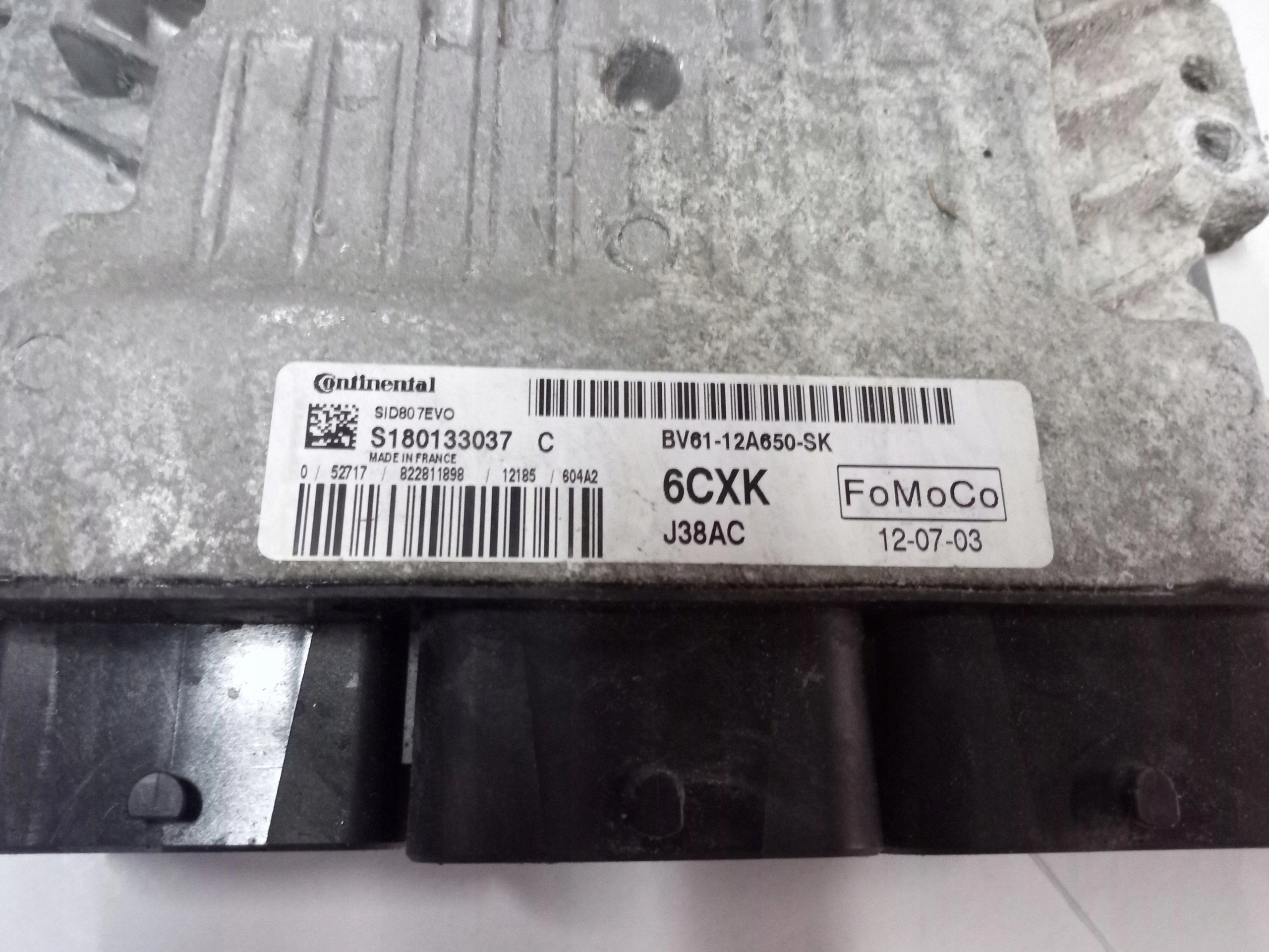 computer control unit BV6112A650SK FOCUS C-MAX 1.6D