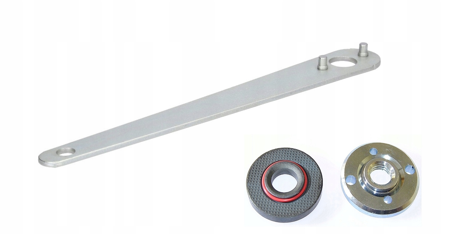 Zestaw Klucz Nakrętka Podkładka Bosch ORYGINALNA GWS 125 230