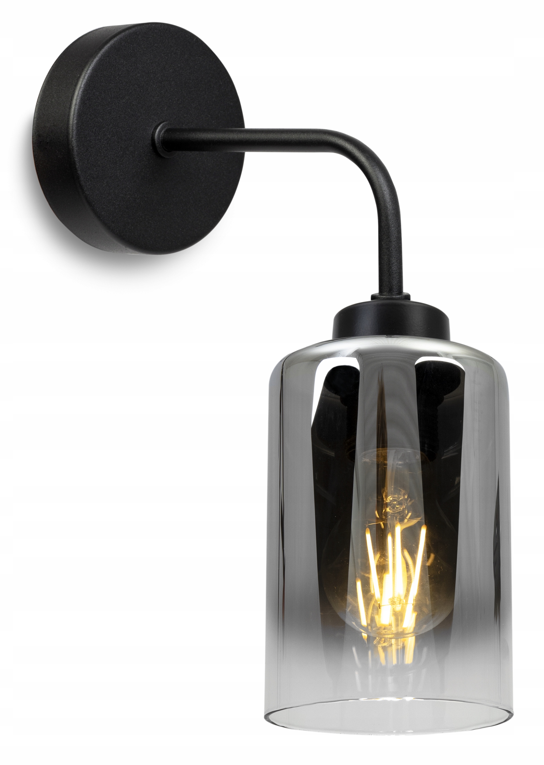 Výjimečná Lampa Na Nástěnné Svítidlo Elegantní Skleněné Stínidlo