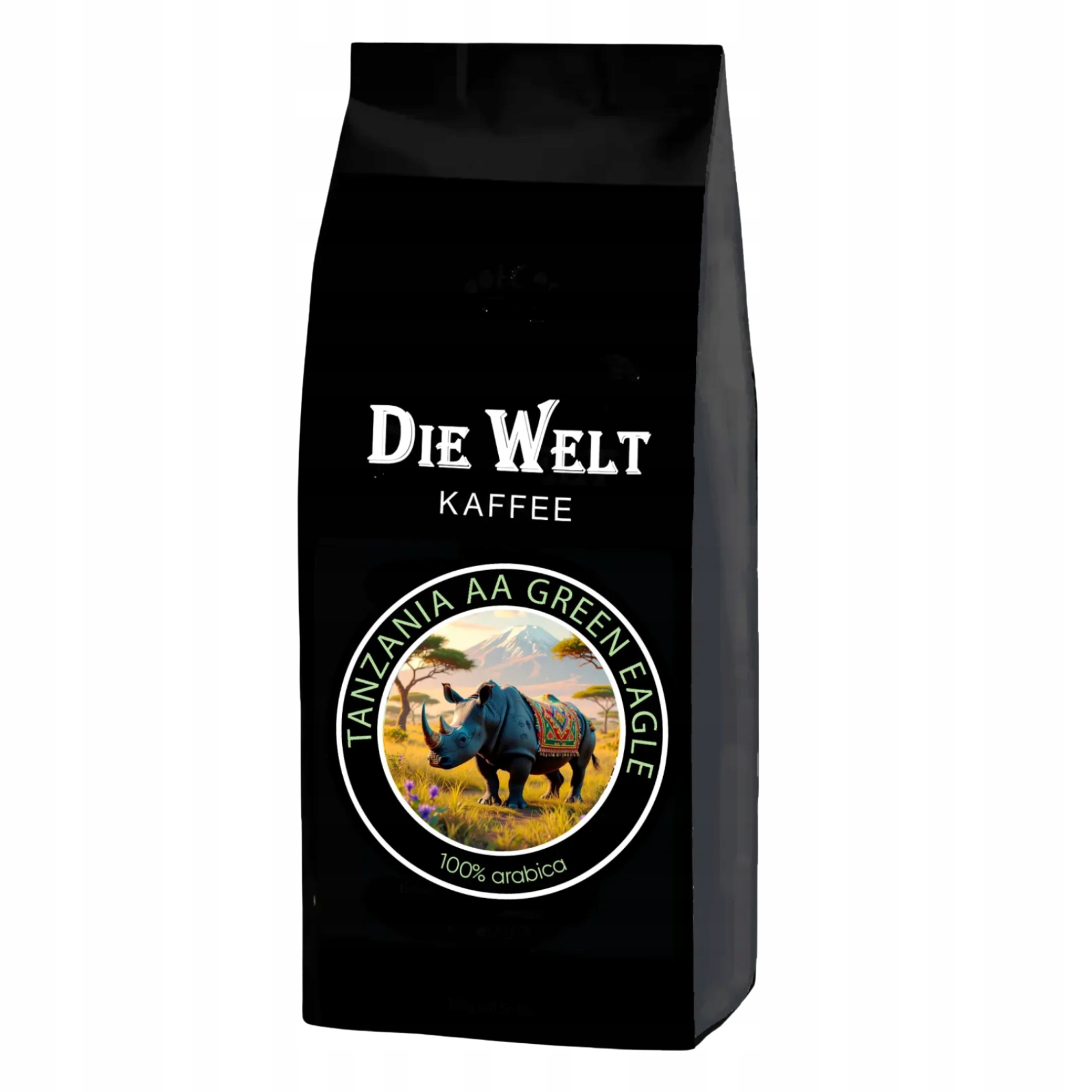 Levně Káva v zrnech 1 kg Die Welt Kaffee Tanzania Aa 100% Arabika 1 kg